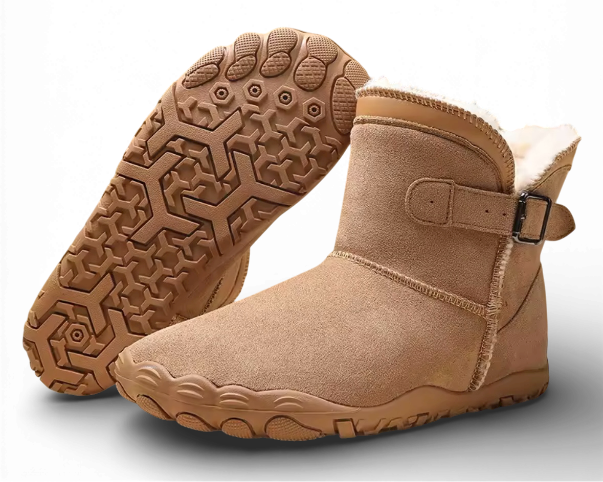 (NEU) FROST STYLE PRO - Stylische Barfuß-Boots mit weichem Innenfutter für Winter, Herbst & Frühling I Damen- und Herrenschuhe