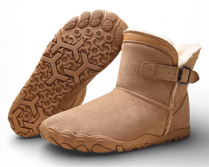 (NEU) FROST STYLE PRO - Stylische Barfuß-Boots mit weichem Innenfutter für Herbst & Winter I Damen- und Herrenschuhe