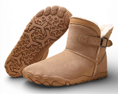 (NEU) FROST STYLE PRO - Stylische Barfuß-Boots mit weichem Innenfutter für Winter, Herbst & Frühling I Damen- und Herrenschuhe