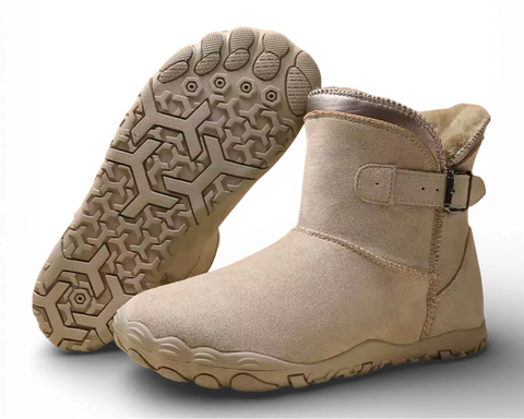 (NEU) FROST STYLE PRO - Stylische Barfuß-Boots mit weichem Innenfutter für Winter, Herbst & Frühling I Damen- und Herrenschuhe