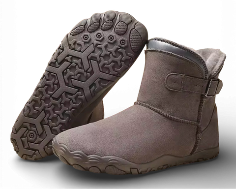 (NEU) FROST STYLE PRO - Stylische Barfuß-Boots mit weichem Innenfutter für Winter, Herbst & Frühling I Damen- und Herrenschuhe