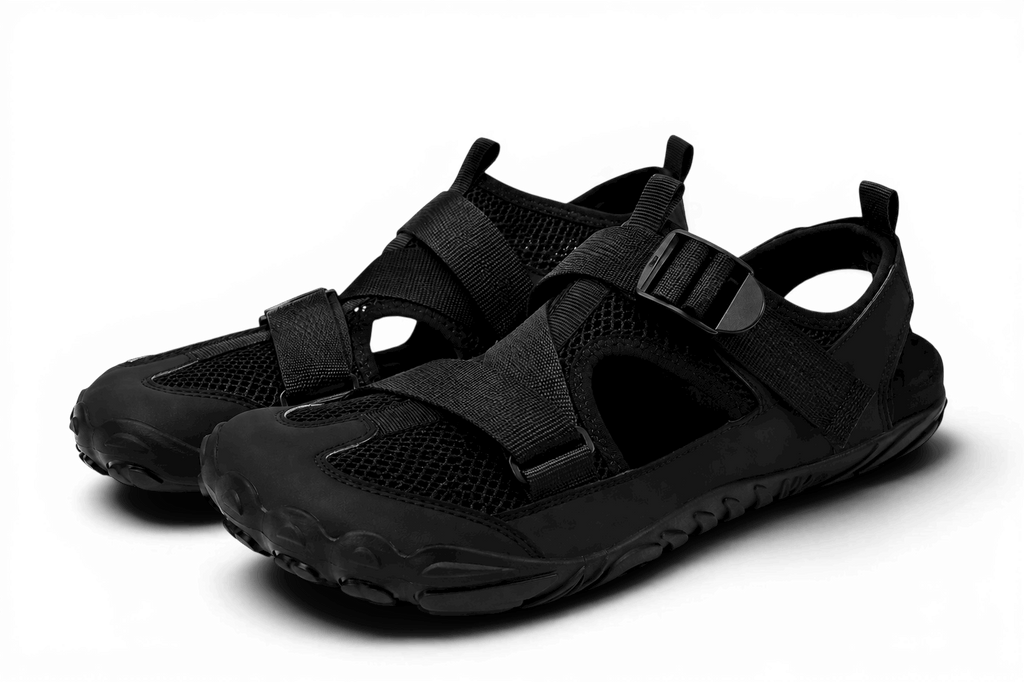 (NEUANKÖMMLING) AllWalker SUNSTEP PRO - Leichte und Atmungsaktive Barfuß-Sandalen für den Sommer I Damen- und Herrensandalen
